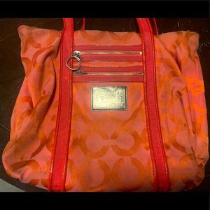 Coach Hot Pink Poppy Collection Bag (2010)